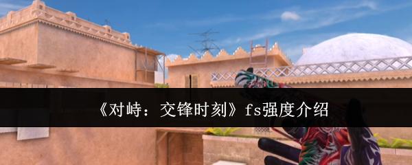 对峙交锋时刻fs强度怎么样fs强度介绍